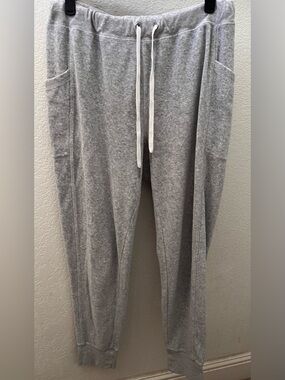 Zella Heather Grey Cuffed Jogger Sweatpants